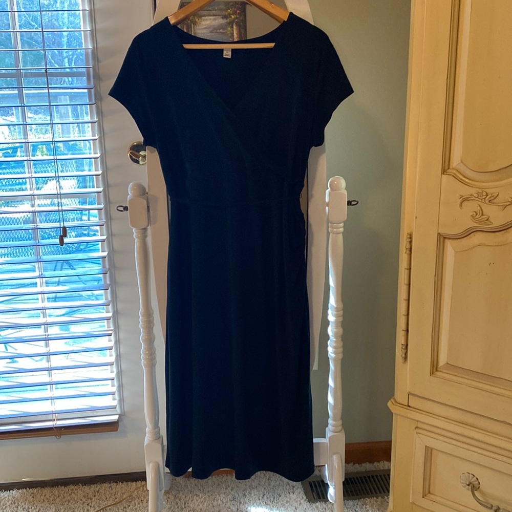 Liz Lange black maternity dress.